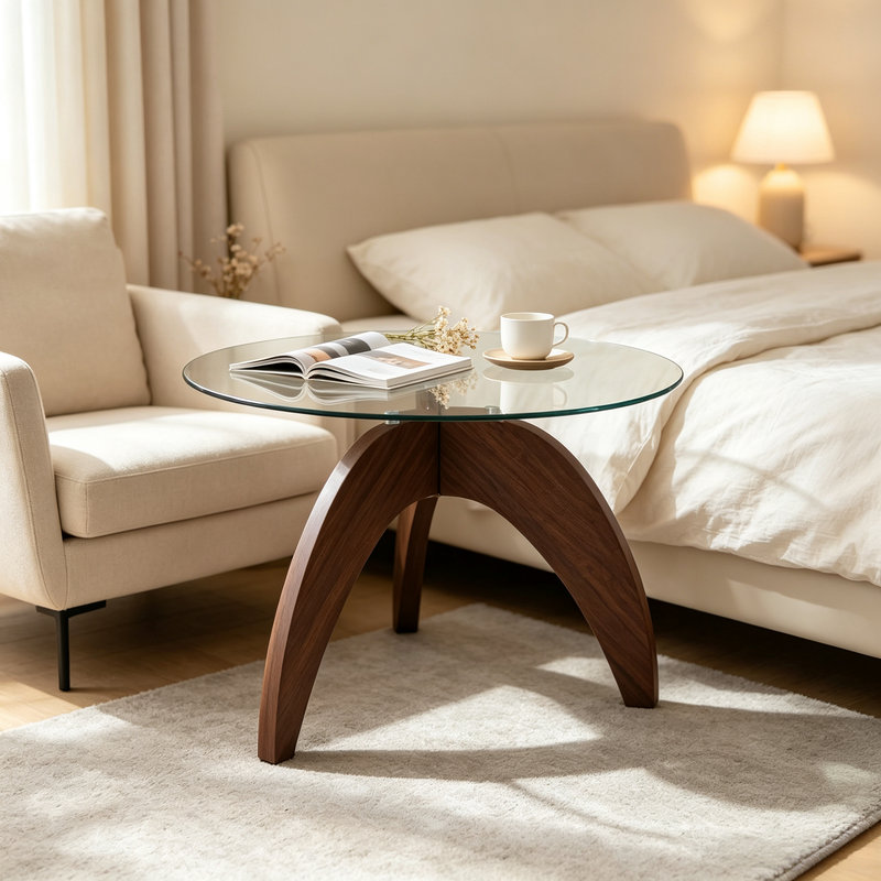 Table basse 27,5 po Mid-Century