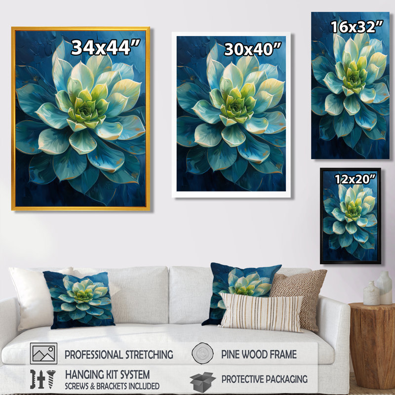 «Green», H 20 po x l 12 po x P 1 po, Toile encadrée noire simple