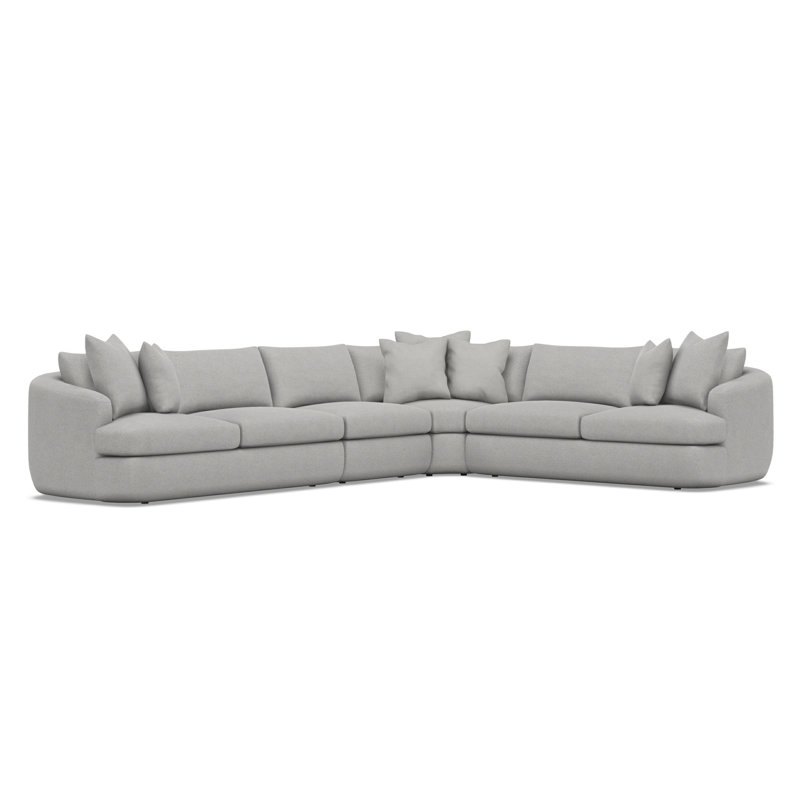 Jules Fabric 4 Pc Sectional, 1583-010