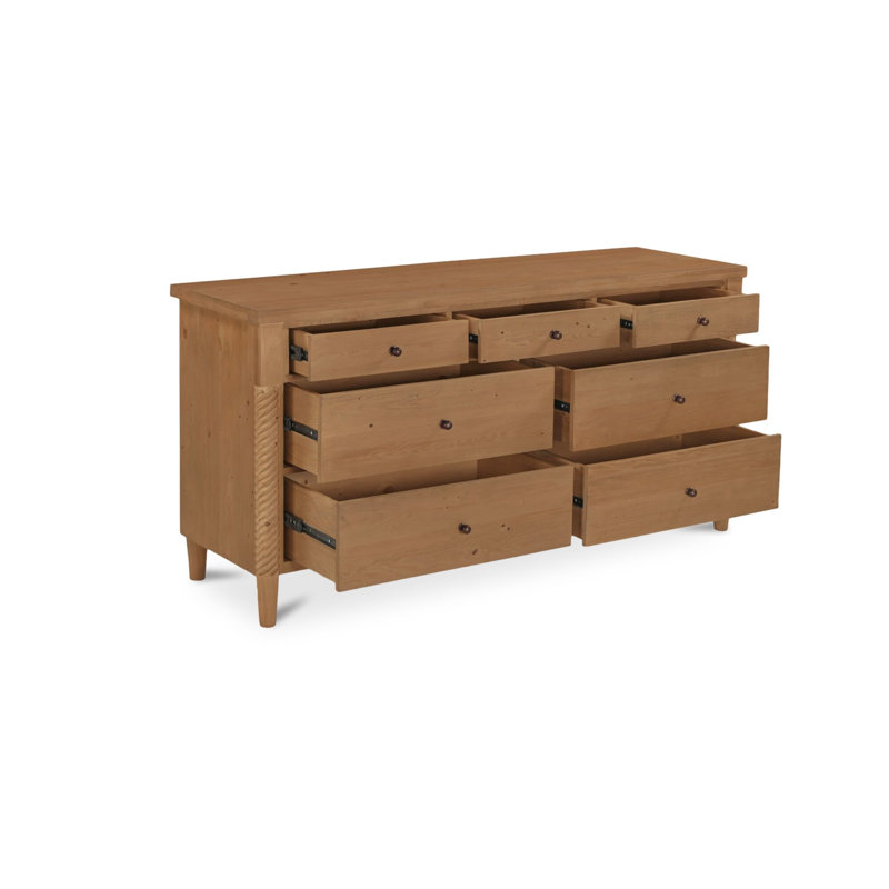 Commode 7 tiroirs Joni Naturel