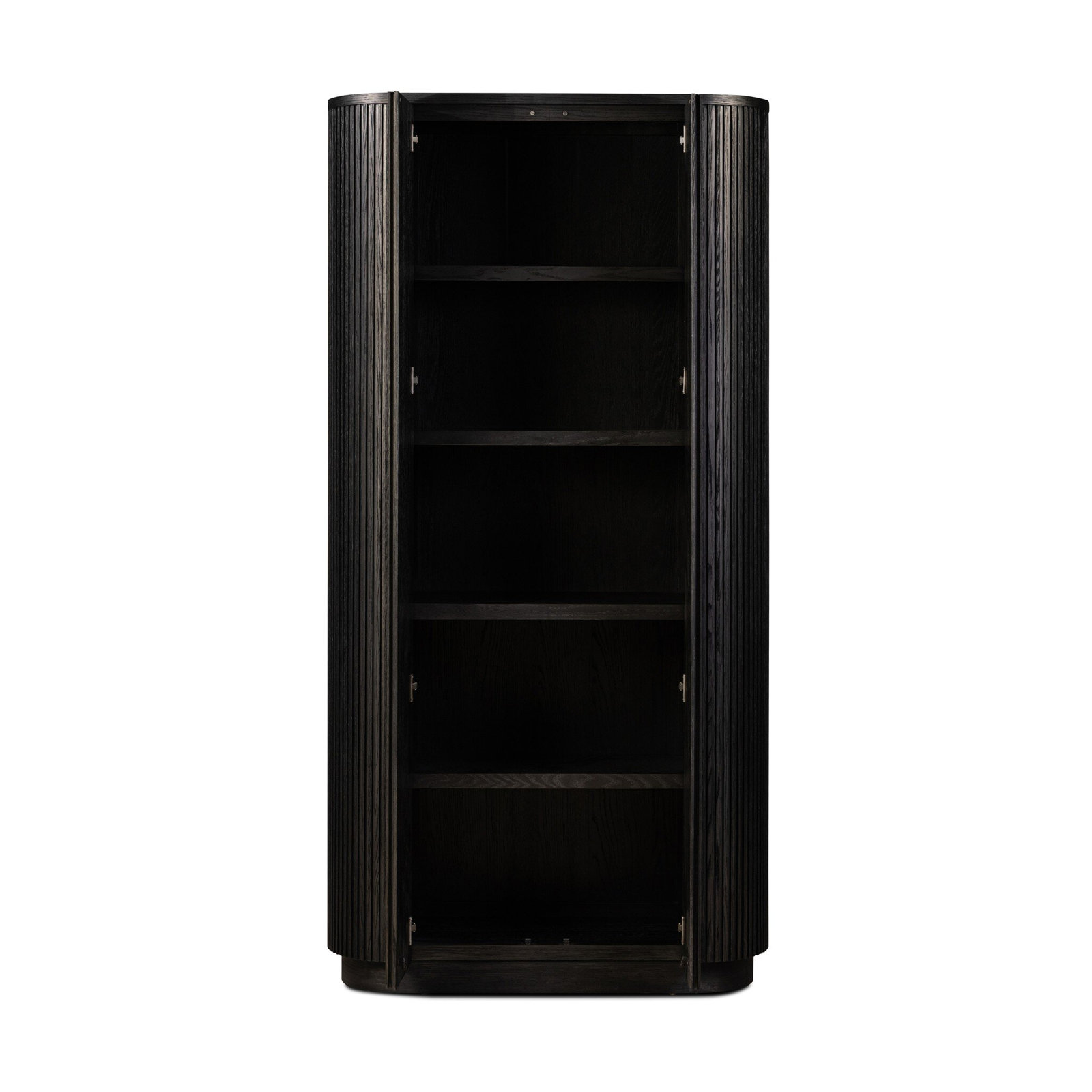 Oak Cabinet, Cerused Black Oak