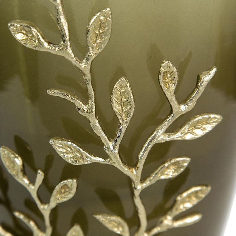 Vase de table en aluminium 15 po