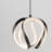 4 - Light Matte Black LED Cluster Pendant