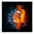 White Floater Frame Canvas