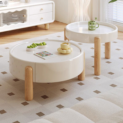 Tables gigognes 3 pieds avec rangement
