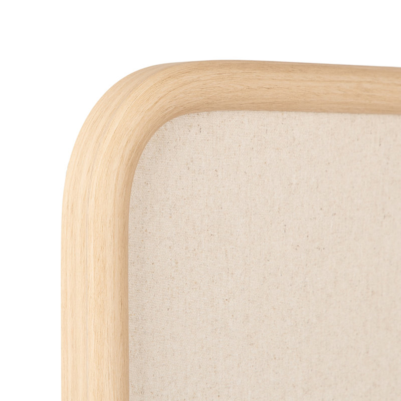 Tableau d'affichage rectangulaire pour organisation murale Inglewood, Bois naturel