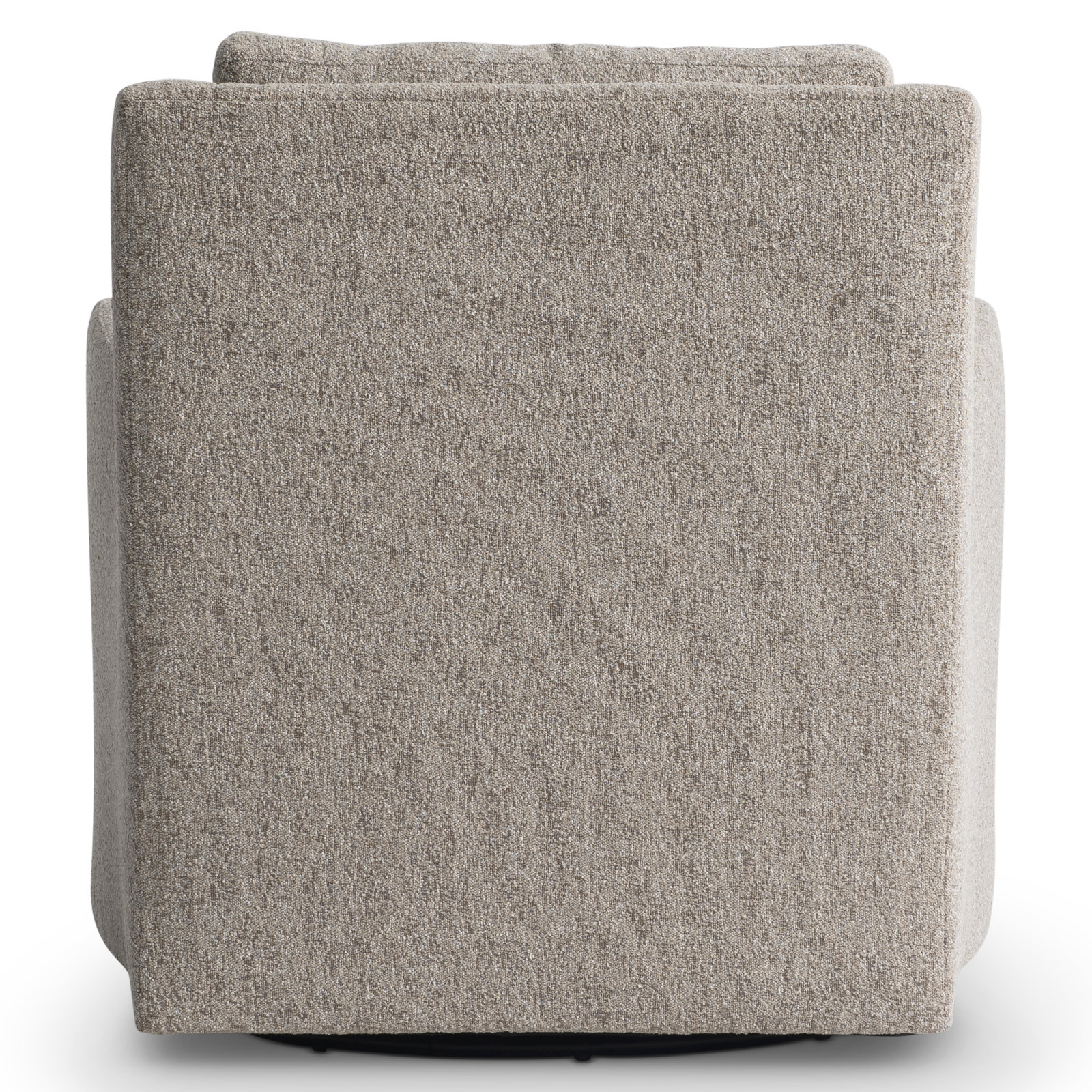 Bernhardt Plush Swivel Armchair