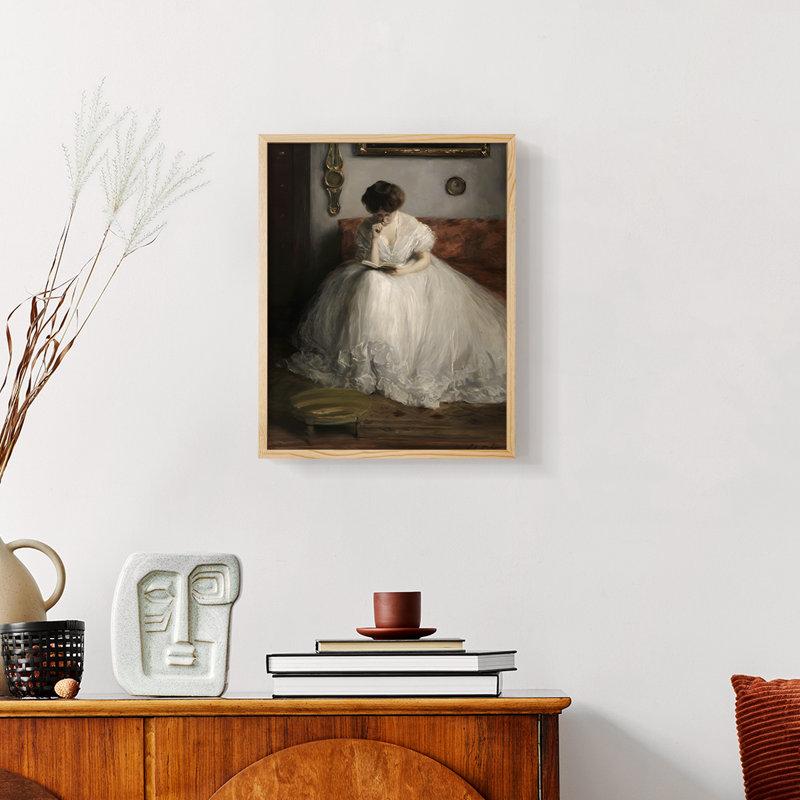 «Vintage Portrait Print Cxxvii» sur, Naturel, H 10 po x l 8 po