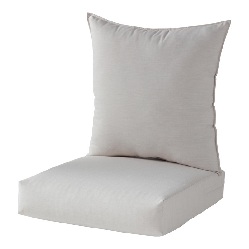 Ensemble de coussins d'extérieur en tissu Sunbrella, Ponce coulée