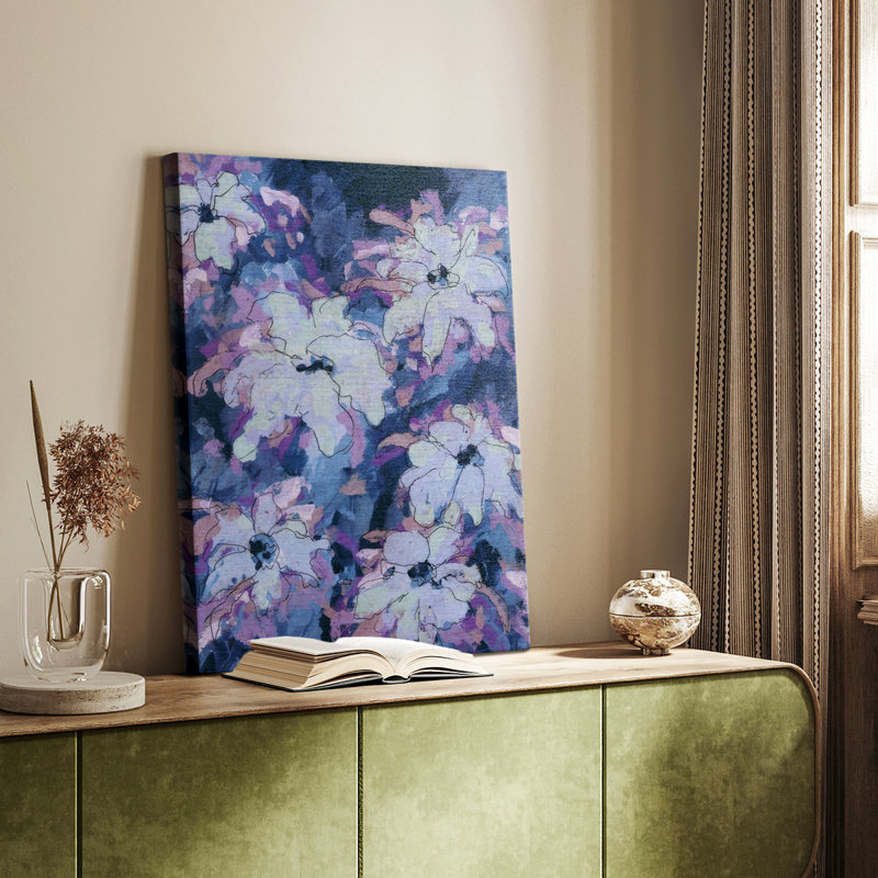 Hidden Blooms II -Custom Wrapped Gallery Cavas