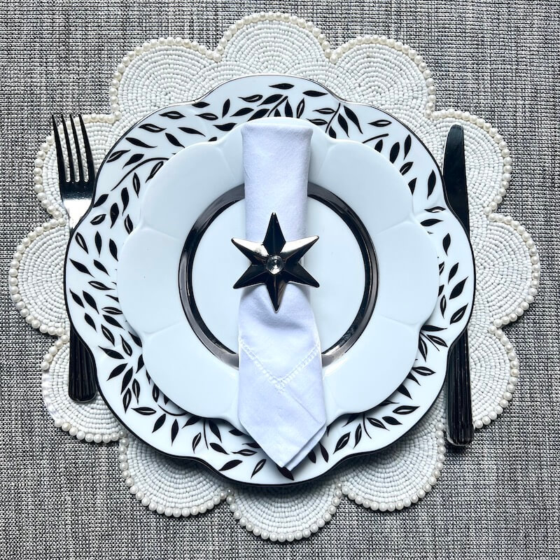 Star Napkin Rings - Gold, Silver