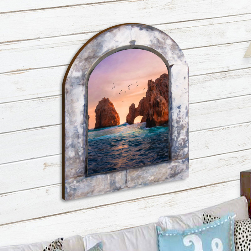 Crochet mural Sunset Serenity