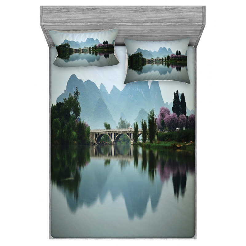 Microfiber Sheet Set, Full Sheet Set with Fitted Sheet
