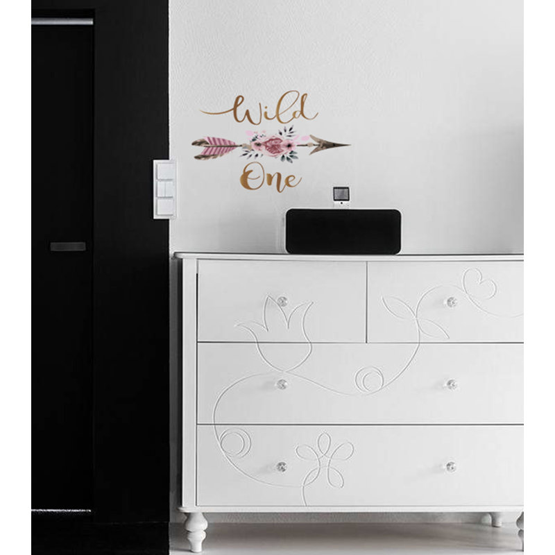Décalcomanie murale Boho, H 10 po x l 11 pi