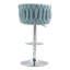Ensemble de 2 tabourets de bar pivotants à 360 ° en tissu (sans table)-625597655