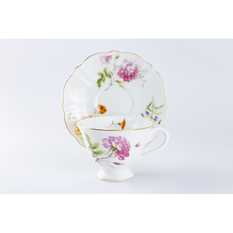 Tasse et soucoupe Dahlia