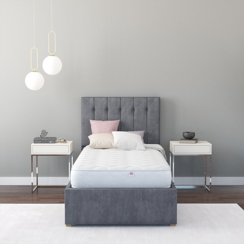 Ilyas White Noise Open Coil Mattress, Small Double (4')