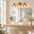 Allicia 3-Light Dimmable Smoky Glass Vanity Light