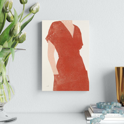 «All Dressed Up I» par Moira Hershey, reproduction sur toile tendue