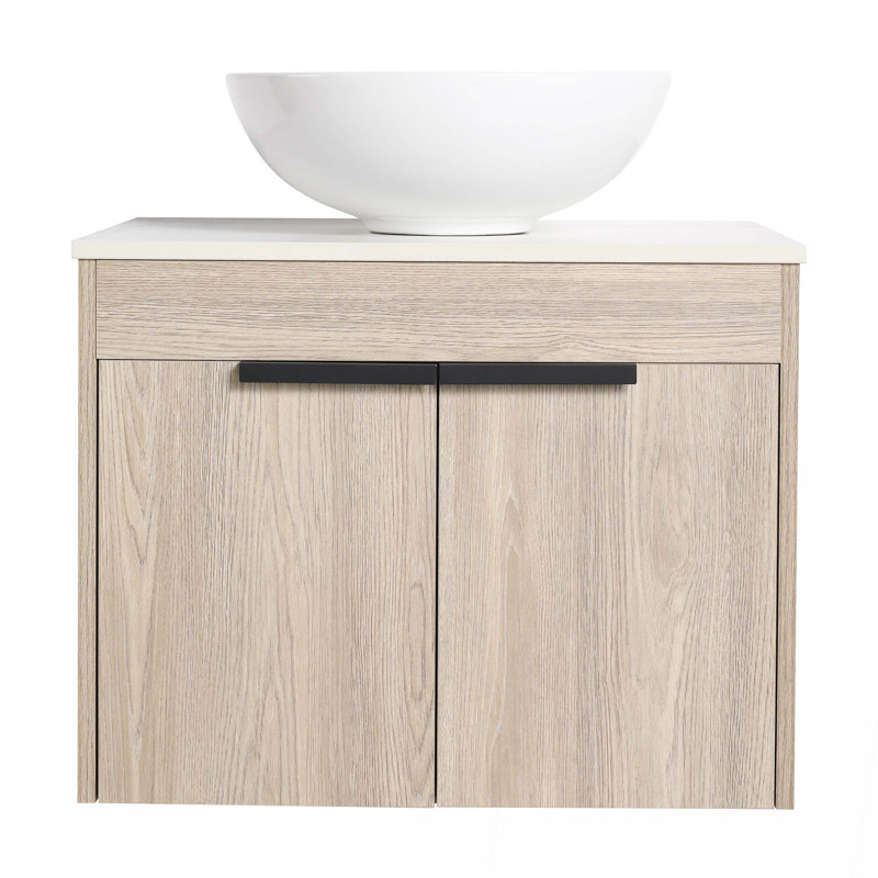 Ensemble de meuble-lavabo flottant avec lavabo en céramique Modern Design