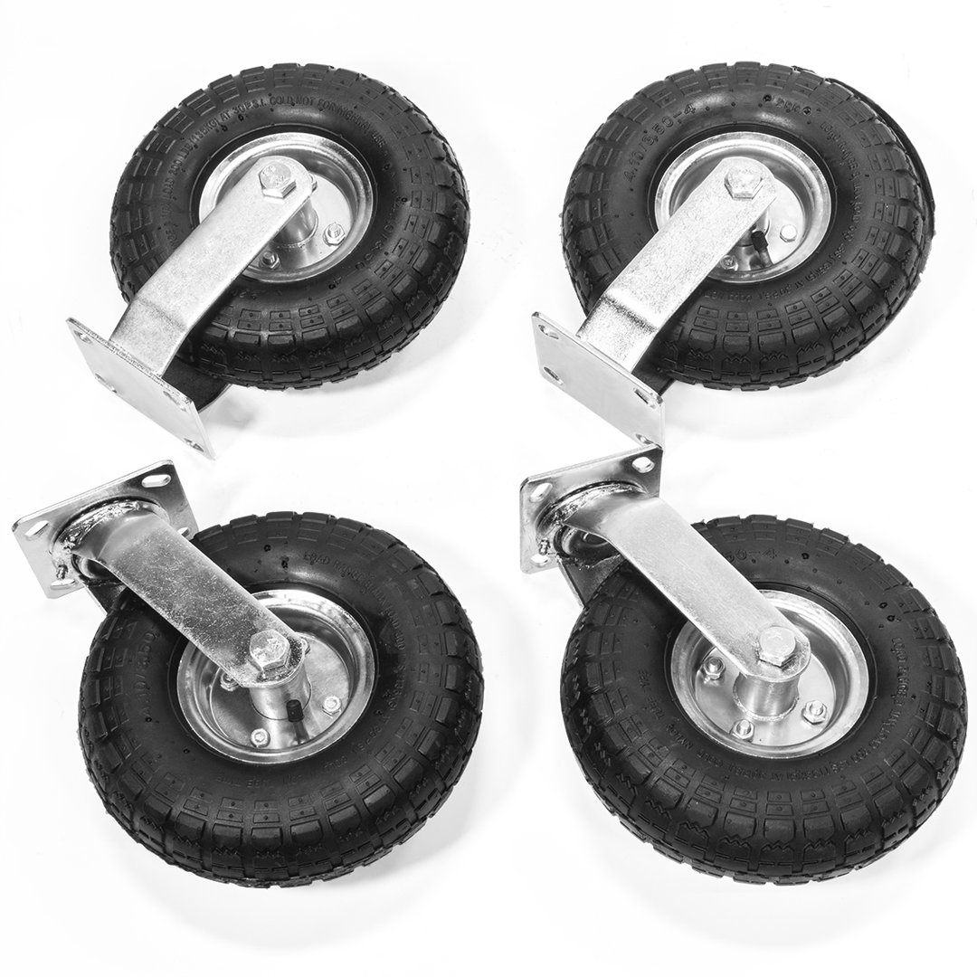 Pneumatic Tire Air 4 Piece Wheel Set XtremepowerUS