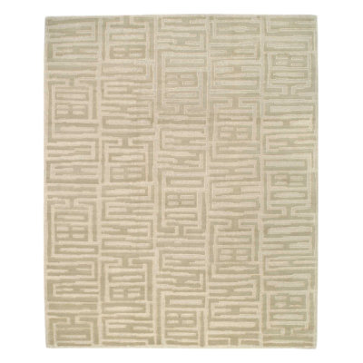 Tiki Geometric Area Rug in Beige/Neutral