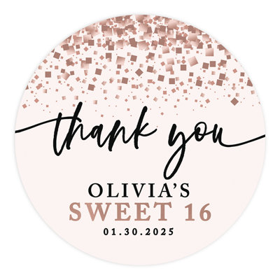 Paper Birthday Thank You Cards