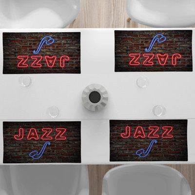 Polyester Abstract Rectangle Placemat
