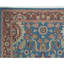 Tapis bleu et rouge noué à la main de haute qualité