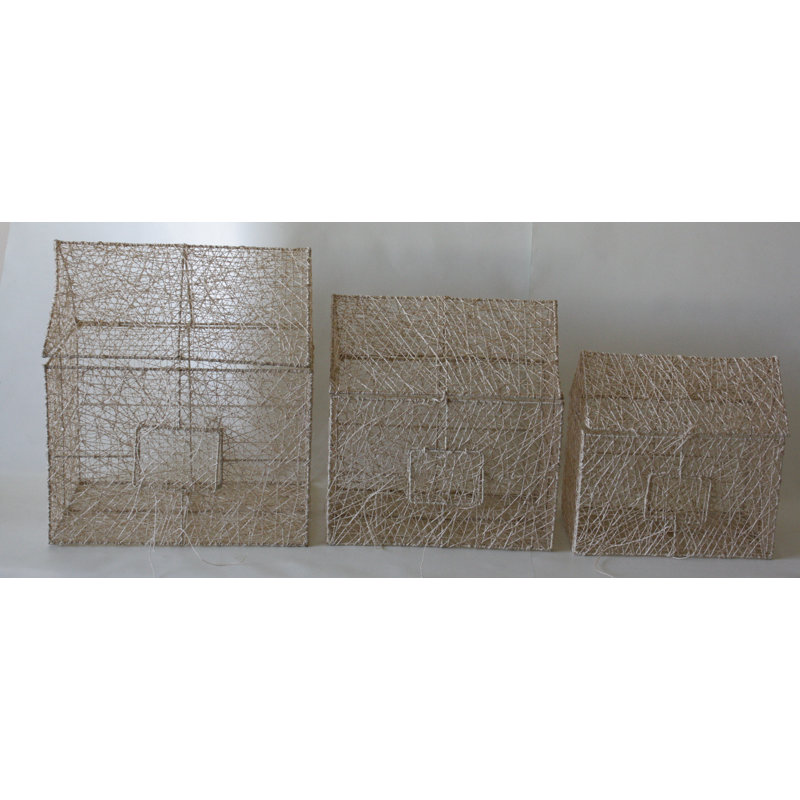 Ensemble de boîtes de rangement 3 pièces sinamay