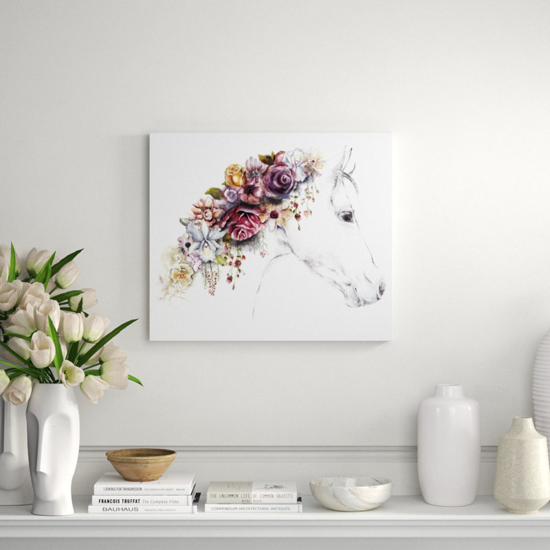 Flower Mane Print by Peyton Gray, Matte, 30" H x 35" W