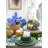 Wood Beaded Round Serving Trays
