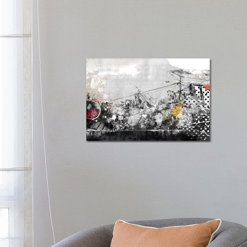 Flourish by Teis Albers - No Frame Gallery-Wrapped Canvas Giclée on Canvas, 45.72cm H x 66.04cm W
