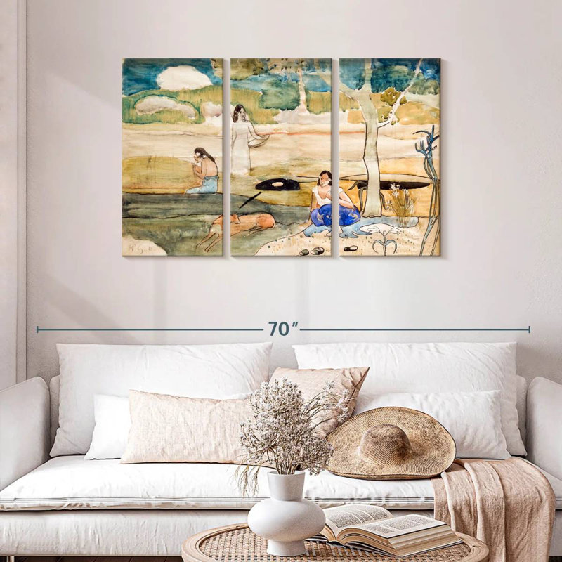Leisha Tahitian Scene, 28" H x 45" W
