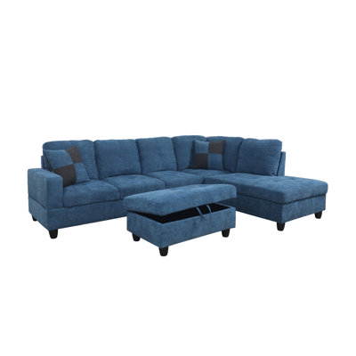 Canapé modulaire avec repose-pieds avec repose-pieds de 103,5 po Androscogin