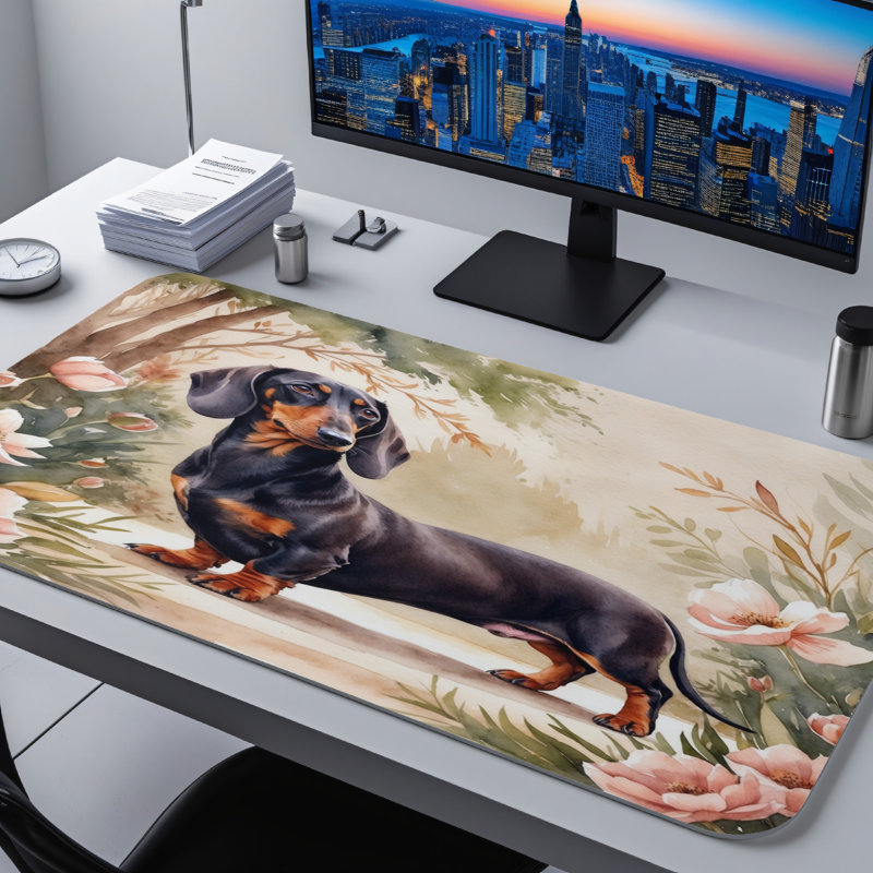 Polyester Desk Pad, 14.4x12.1