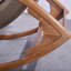 Chaise berçante classique en acajou