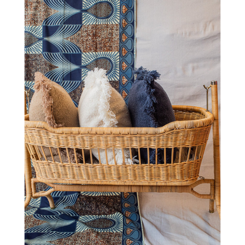 Anaya Pillow Cover & Insert, Ivory