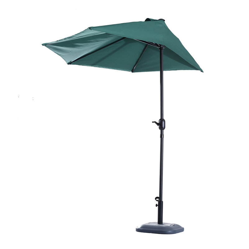 2.7m Half Parasol, Green