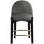 Tabouret de comptoir rembourré en tissu Maud-137995916-137995921