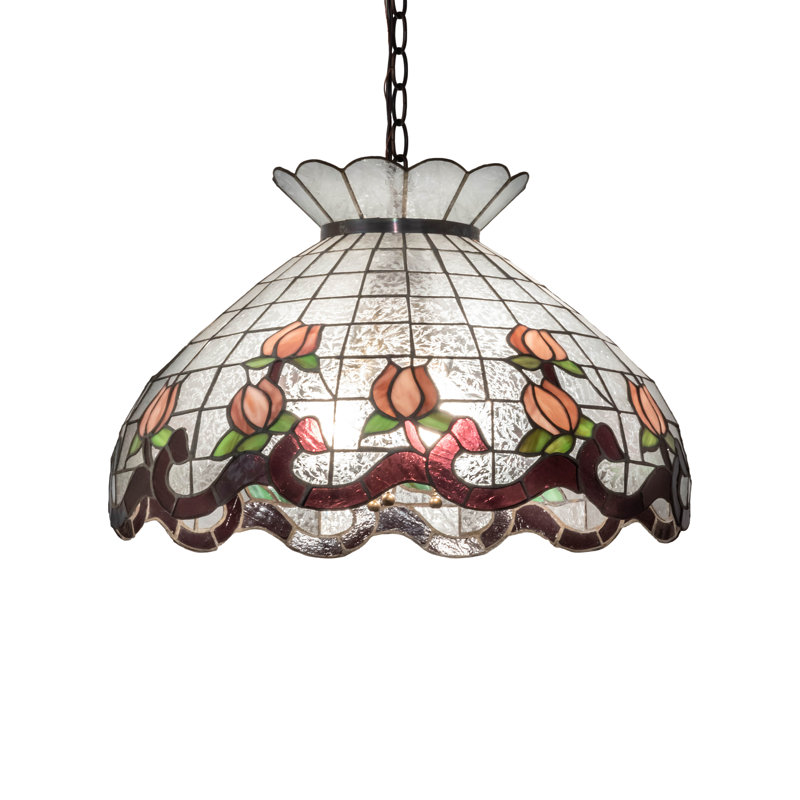 Masuma 3 - Light Pendant, Pink/Clear