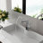 Modern Digital Display Bathroom Faucet With Pull-Out Spout And 360° Swivel – Battery-Free Hydropower (Chrome/White)-116089569