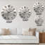 Minimal Geometric Lines and Circle VIII - Horloge murale moderne-59914138