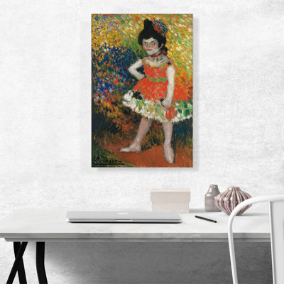 «Dwarf Dancer - La Nana» par Pablo Picasso, reproduction d'art sur toile tendue