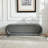 Metal Frame Chenille Upholstered Bench With Sturdy Design For Versatile Home Use No Assembly Required-128632928