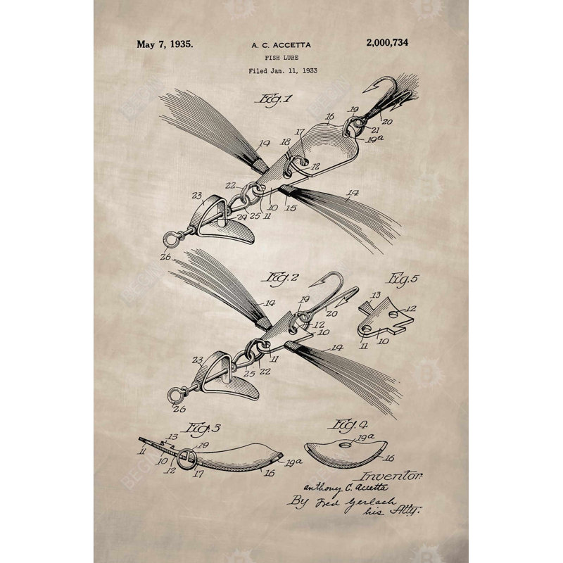 Toile «Blue Lure» - Sports et jeux
