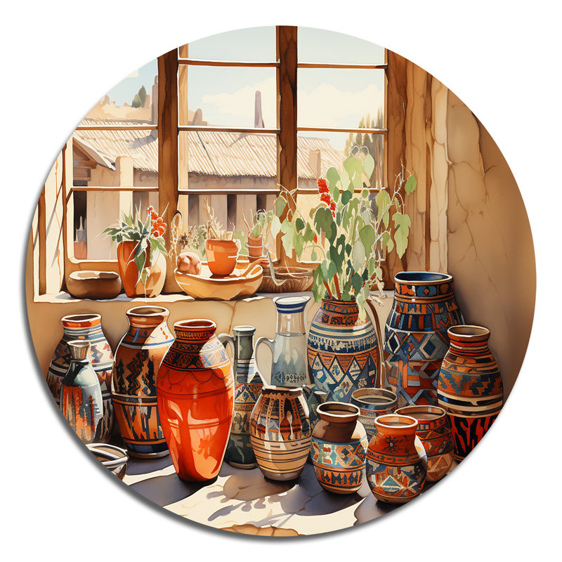 Art amérindien Pueblo Pottery I - People, H 16 po x l 16 po