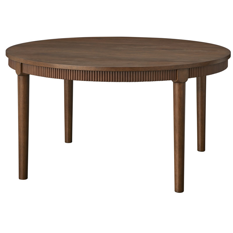 Astoria Round Dining Table, Walnut, 59"