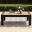 Table de bout rectangulaire en aluminium