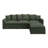 L-Shaped Corduroy Modular Sectional with Storage-2125784409